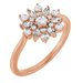 14K Rose 1/2 CTW Diamond Vintage-Inspired Ring